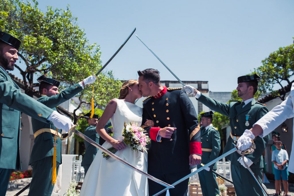 boda en bodegas fundador en Jerez de la Frontera